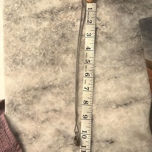 Old school vintage retro style blue and red stone silver necklace boho hippie